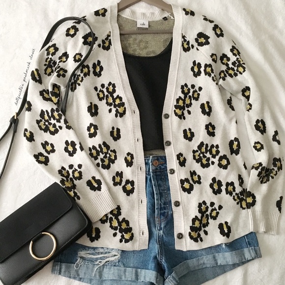 CAbi Sweaters - CAbi Leopard Print Cardigan